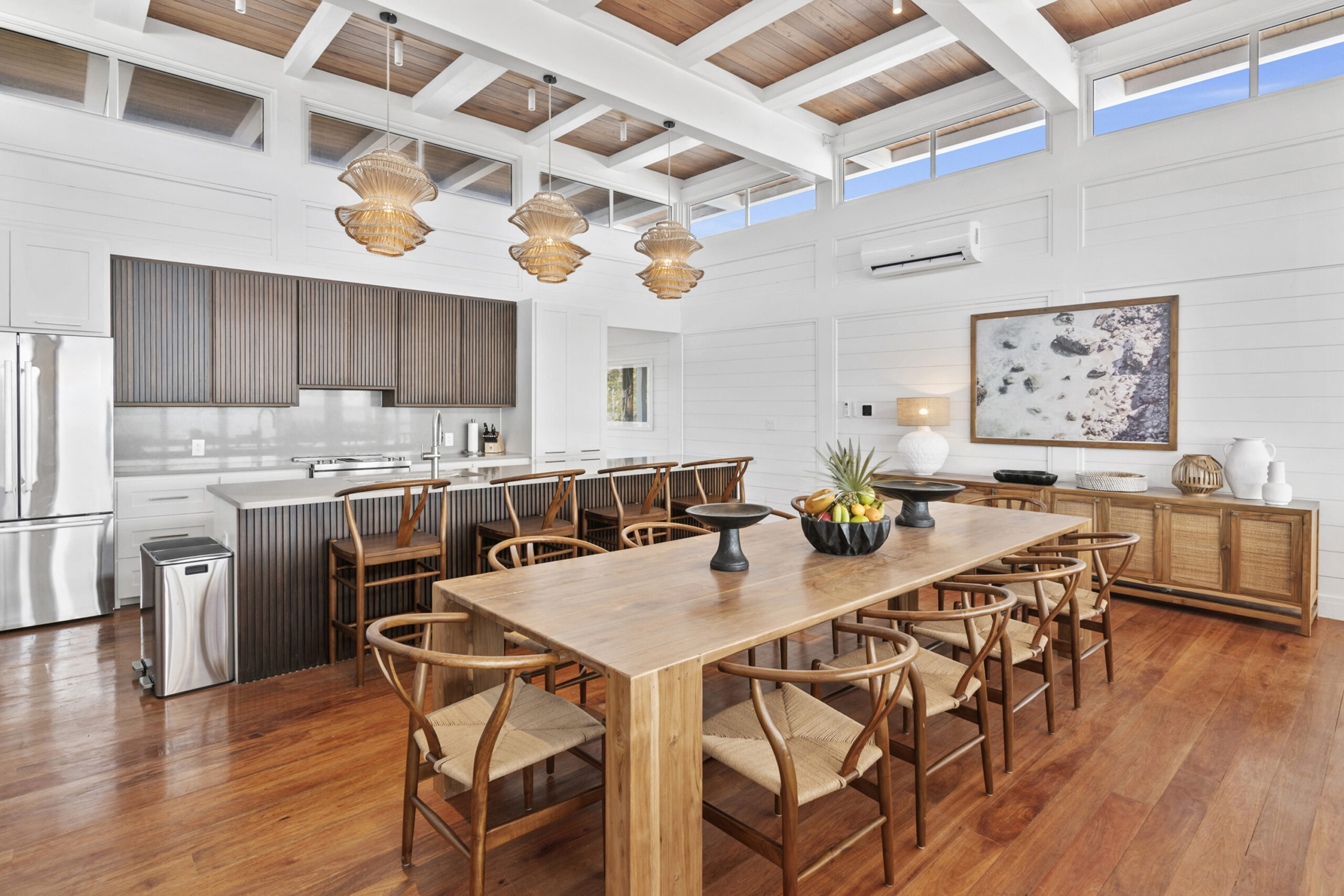 Kitchen Elegance Inside Exuma Luxury Residence Interiors